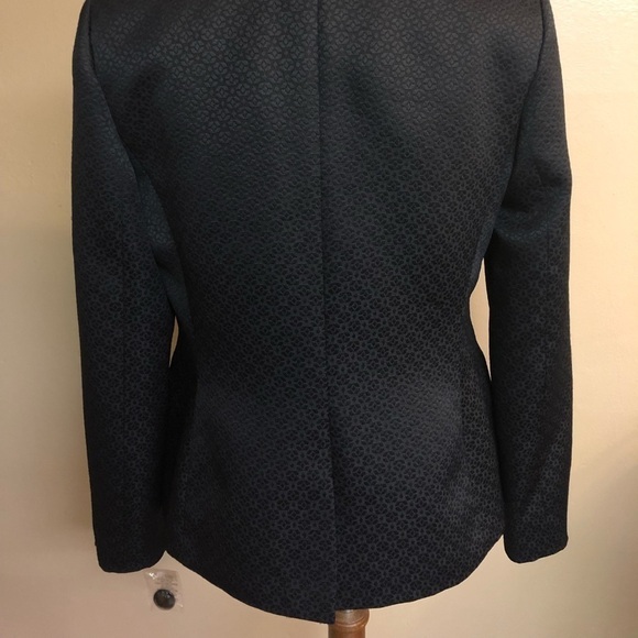 Black Patterned Blazer by Evan Picone NWT - Picture 11 of 11